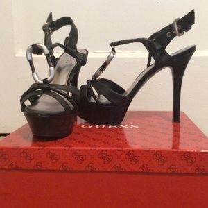 Black Guess heels